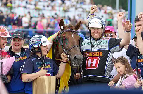 Evartti lähestyy jo miljoonan euron voittosummaa. Tällä hetkellä Antti Ojanperän valmentama ori on tienannut 960 000 euroa. Viime vuosi toi ansioina reilut 233 000 euroa.