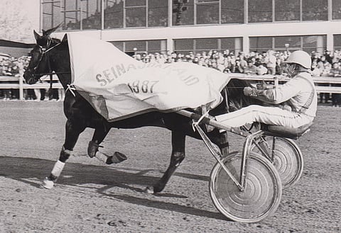 Sakari Kostamo ja Express Ex Seinäjoki-ajossa vuonna 1987.