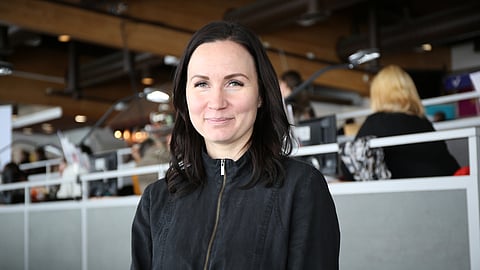 Jalostusvastaava  Susanna Back luennoi Jalostuspäivillä ominaisuuksien periytymisestä hevosjalostuksessa.