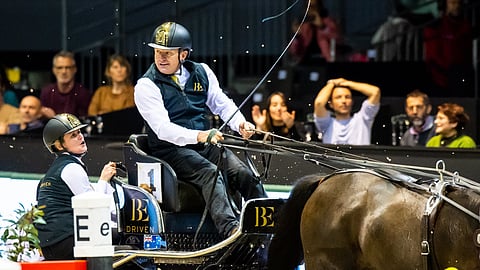 Boyd Exell helmikuussa Bordeaux´ssa maailmancupin finaalissa.