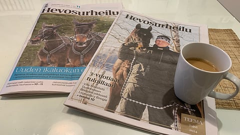 Tämän viikon Hevosurheilu sisältää 64 sivua hevosasiaa.