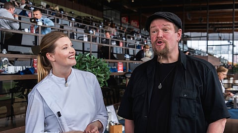 Pipsa Hurmerinta hoitaa keittiön, Ville Haapasalo konseptoinnin ja markkinoinnin.