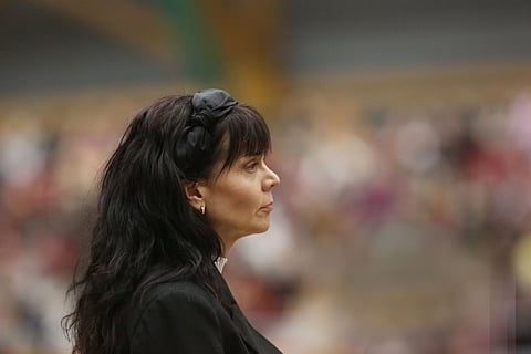 Mia Jurvala puuhaa Suomeen uutta liittoa ratsastajille. 
