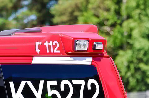 Onnettomuus ambulanssi 112