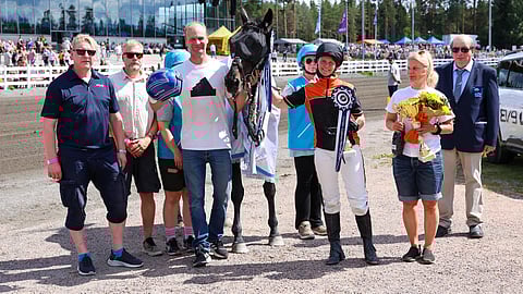 Maria Kurttilan ohjastama Scorzone on vuoden 2024 Suomen mestari.