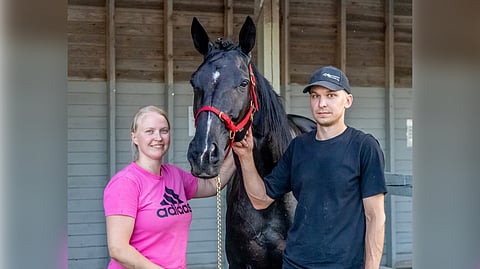 Kati Särkelä ja Kalle Peura satsasivat tarkoituksella hyvään kilpahevoseen. Nyt heillä on sellainen.
