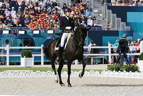 Henri Ruoste ratsasti joukkueen ensimmäisenä - 71,3 prosenttia: "Yllättävän hyvin Tiffany pystyi keskittymään"