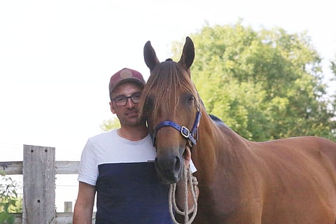 Pierre Belloche ja Horsy Dream - valmiina Åbyyn. 