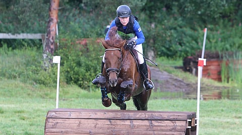 Kirsi Oksanen ja Conbaso. 