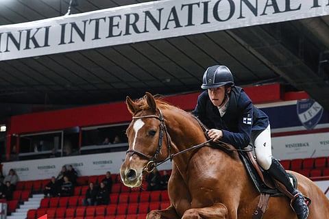 Jone Illi ja Celtas Quillian ovat iskussa Helsinki Horse Show´n lähestyessä.