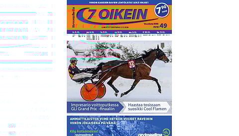 7 oikein -lehti on tilaajilla torstaina ja lehtipisteissä perjantaina. Siinä julkaistaan kotimaan ravien käsiohjelmasivut torstaista seuraavaan keskiviikkoon vihjeineen ja tallikommentteineen sekä Ruotsin päivän pääpelin kohdelähdöt torstaista maanantaihin.