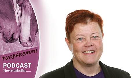 Anne-Maarit Hyttinen kertoo miksi ratsastajan on kuntoiltava. 