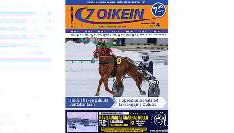 7 oikein -lehdessä julkaistaan kotimaan ravien käsiohjelmasivut vihjeineen ja tallikommentteineen torstaista keskiviikkoon ja Ruotsin pääpelin kohdelähtöjen käsiohjelmasivut torstaista maanantaihin. Tiistain ja keskiviikon Ruotsin pääpelien käsiohjelmasivut A4-koossa ovat ladattavissa verkosta, linkki näköislehdessä.