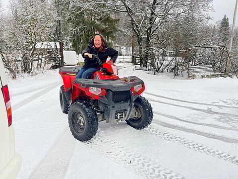Liisi Uski täytti pyöreitä. 