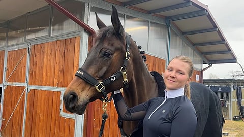 Hedwig Wikström ja Lawesta. 