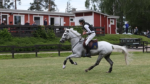 Mikko Moisala ja Amaris. 