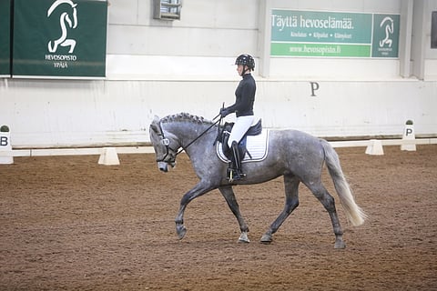 Siiri Kyrö testasi Aaluvan. 