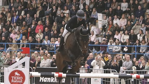 Marika Rättö ja Stolzenburg viimeisellä kierroksella.  