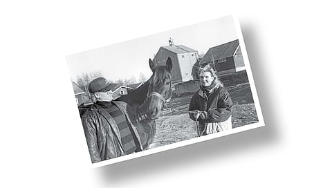 Kuva-arvoitus: tunnistatko hevosen ja valmentaja-ohjastajan?