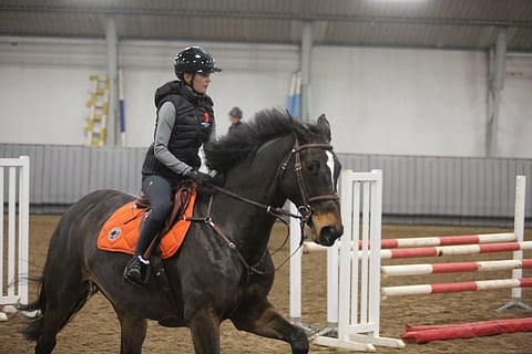 Isabella Therman ja Altesse du Domaine. 