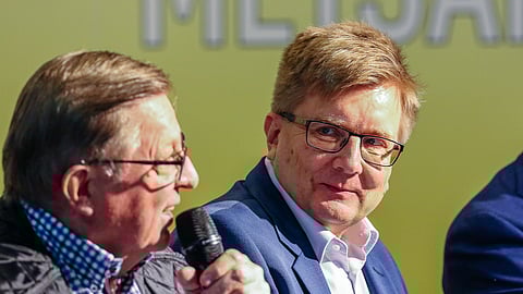 Kari-Markku Karjalainen (vas,) jaAntti Karhila