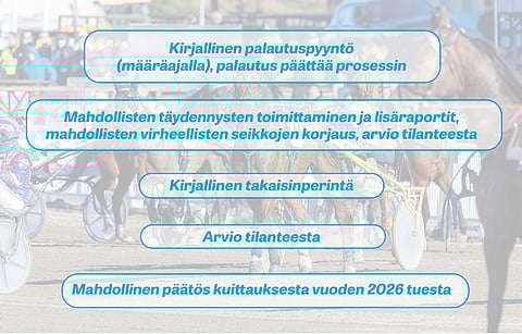 Toimintatuen takaisinperintäprosessi