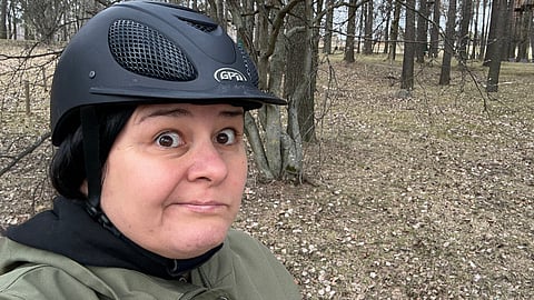 Todellisuus iski vasten kasvoja, kun oma ratsastus ei näytä yhtään elegantilta!