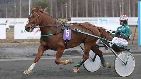 Joivi rattaillaan Hannu Torvinen