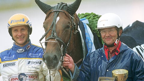 Cameron hallitsi Suurmestaruutta sateisessa Mikkelissä vuonna 2001 ja voitti kisan neljäntenä kuusivuotiaana hevosena. Esa Holopainen ajoi Veikko Herrasen silmäterää.