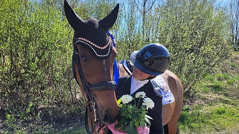 Kaisa Pirinen ja Lauren voittivat Tampereen molemmat inter 1 -luokat.