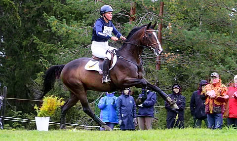 Sanna Siltakorpi ja Bofey Click. 