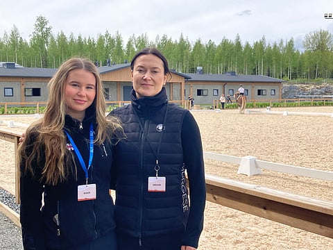 Peppi Kokko ja äiti Anu Karinen. 