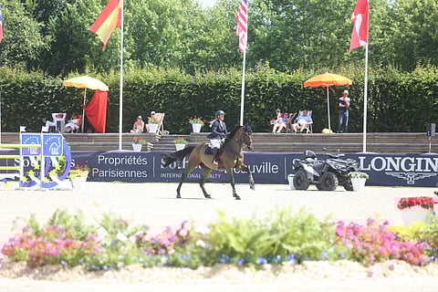 Annina Nordström ja Fuzhou hyppäävät isoja esteitä tulevana viikonloppuna. 