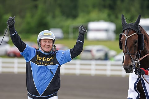 Juha Utala näytti tunteensa Piece Of Heron voiton jälkeen.