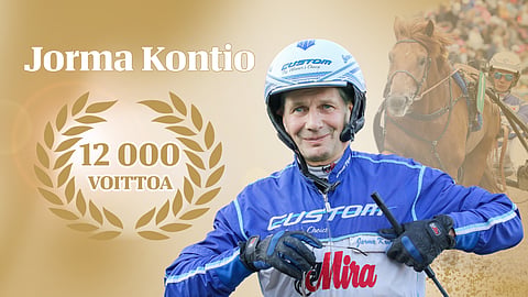 Jorma Kontio 12 000 voiton mies.