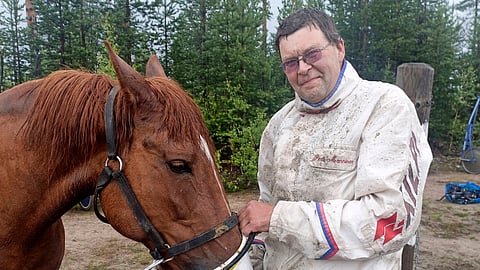 Mintino ja Pertti Manninen Kemijärvellä