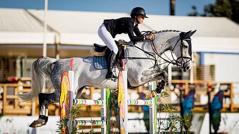 Neea Karvinen ja HHS Flo Jo. 