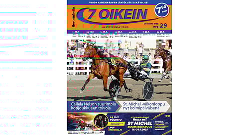 7 oikein -lehdessä julkaistaan kotimaan ravien käsiohjelmasivut vihjeineen ja tallikommentteineen torstaista keskiviikkoon ja Ruotsin pääpelin kohdelähtöjen käsiohjelmasivut torstaista maanantaihin, kun ilmoittaumispäivät ovat normaalit. Tiistain ja keskiviikon Ruotsin pääpelien käsiohjelmasivut A4-koossa ovat ladattavissa verkosta, linkki näköislehdessä.