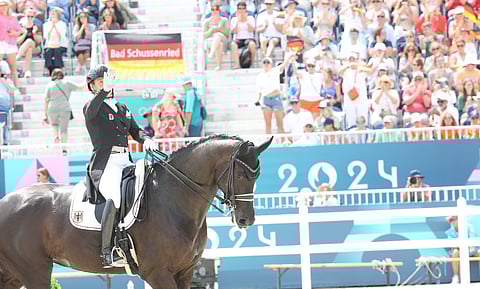 Isabell Werthin sanavalinnat joutuivat kritiikin kohteeksi, kun hän tulkitsi hevosensa Wendyn käyttäytymistä. 