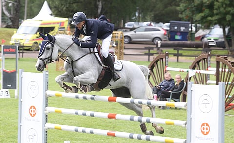 Valtteri Gundersby ja Clavina Y pomppasivat pistetilanteessa monta pykälää. 
