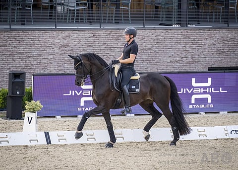 Henri Ruoste ja Tiffanys Diamond Crozet'n EM:issä. 