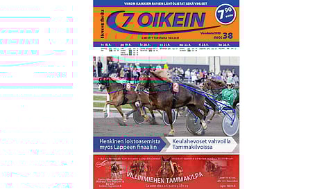 7 oikein -lehdessä julkaistaan kotimaan ravien käsiohjelmasivut vihjeineen ja tallikommentteineen torstaista keskiviikkoon ja Ruotsin pääpelin kohdelähtöjen käsiohjelmasivut torstaista maanantaihin, kun ilmoittaumispäivät ovat normaalit. Tiistain ja keskiviikon Ruotsin pääpelien käsiohjelmasivut A4-koossa ovat ladattavissa verkosta, linkki näköislehdessä. Kansikuva Anu Leppänen.