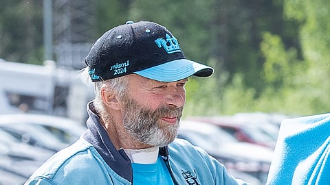 Markku Kröger valmentaa hevosia Kuopiossa.