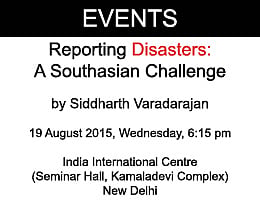 Reporting Disasters: A Southasian Challenge