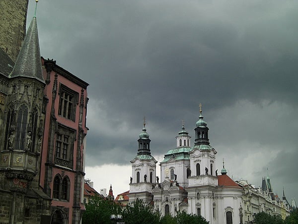 Rain in Prague