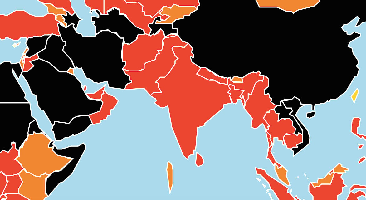 How free is the media in Southasia?