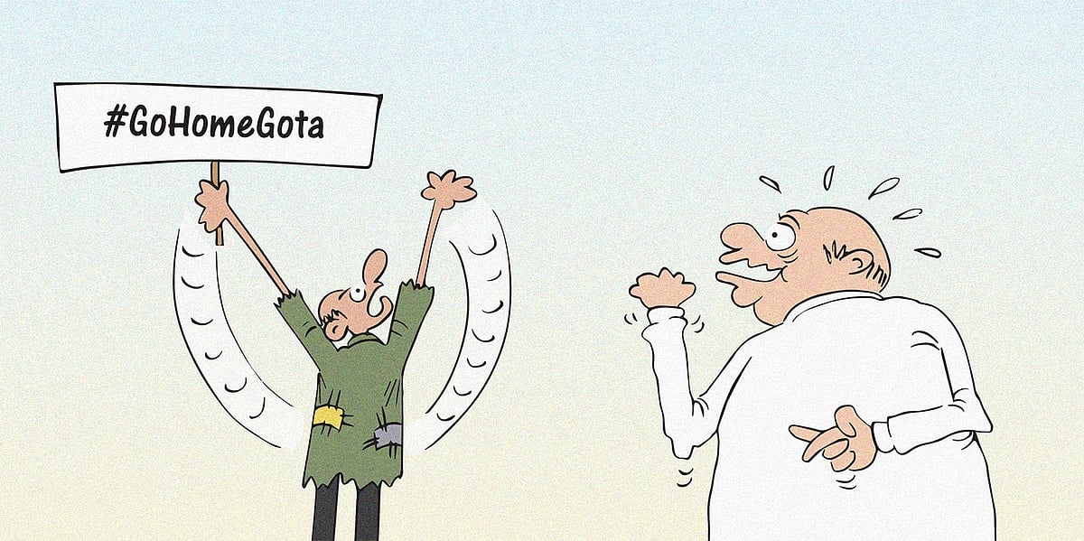 Cartoon by Gihan de Chickera.