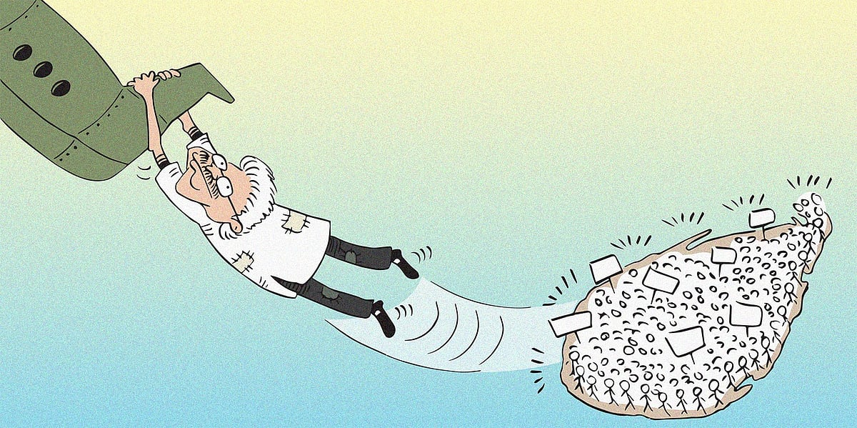 Cartoon by Gihan de Chickera.