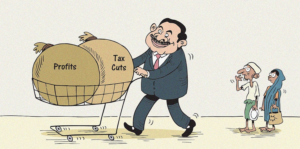 In Bangladesh, there's growing consternation over the country's ties with the Indian Adani group. Cartoon: Gihan de Chickera
