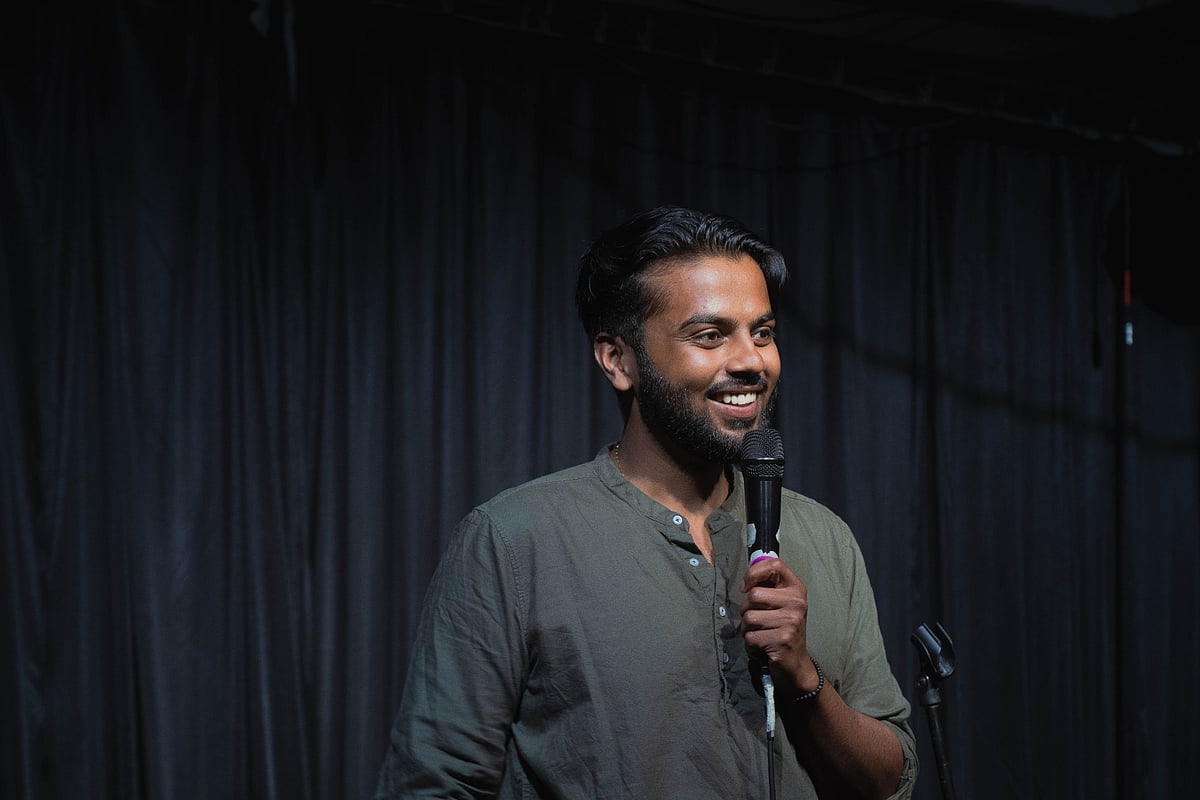 Canadian-Tamil comedian Sunthar V navigates queerness and Tamil identity